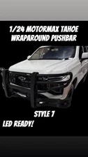 1/24 MOTORMAX TAHOE PUSHBAR LED READY  CUSTOM POLICE STYLE 7 LED READY VERSION