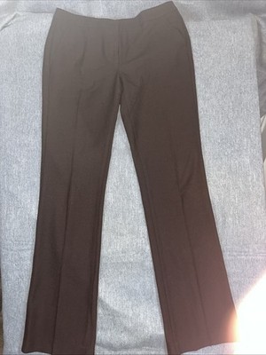 United Colors of Benneton Brown Woman s Stretch Trousers Size 42 (US 2)