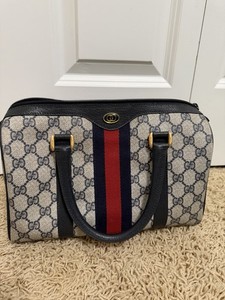 Leather Boston Bag | eBay