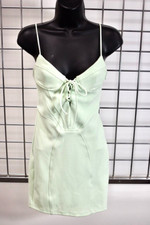 Zara Light Green Women’s Cocktail Dress Size XSmall On Sale