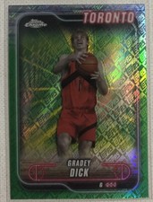2024-25 Topps Chrome Gradey Dick Green Refractor Card #92 *Mint* Raptors