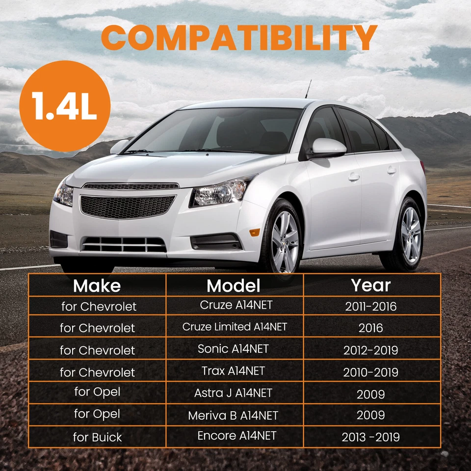 Cargador turbo para Chevrolet Chevy Cruze Sonic Trax Buick Encore 55565353 1,4 L Foto 3 de 4