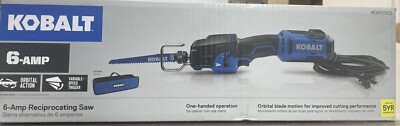 New KOBALT 0815562 6 AMP Reciprocating Saw CORDED Orbital Action Variable Speed