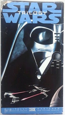 1995 Star Wars Original Trilogy IV V VI VHS Box Set THX Science