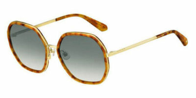 Kate Spade NICOLA / G / S HM2 Orange Havana & Gold / Green Gradient Sunglasses