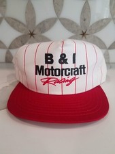Vintage Motorcraft Racing Snapback Made in USA Red and White