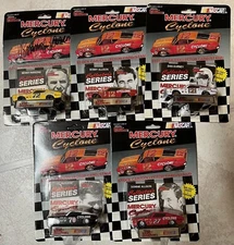Racing Champions Mercury Cyclone set of 5 NASCAR cars 1:64 scale - New