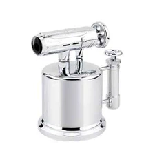 Vector - Sonicpump Table Top Lighter Chrome Satin - VECTOR SONICPUMP CHROME 1C