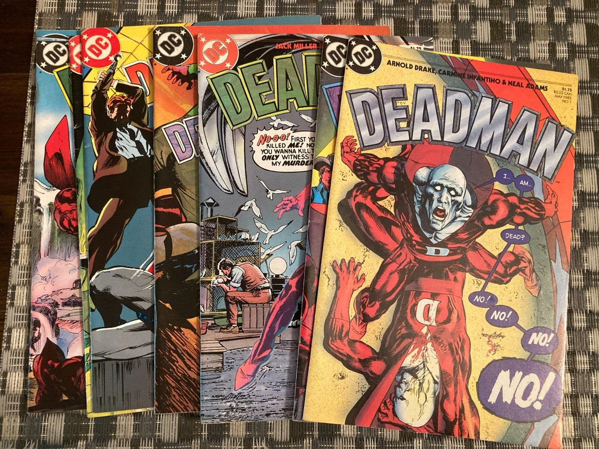 DEADMAN #1-7 (1985) DC COMICS FULL COMPLETE SERIES! NEAL ADAMS