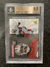 1995 Pinnacle Clear Shots #1 - Jerry Rice - BGS 9.5 Gem Minute w/ (2) 10 Subs