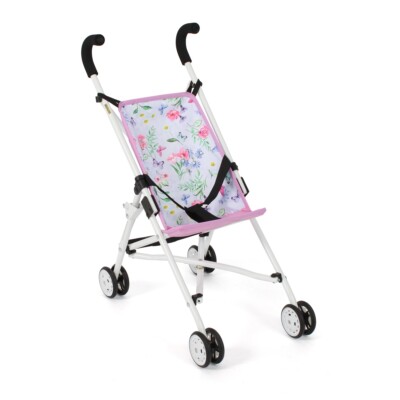 Bayer Chic 2000 Puppen Mini-Buggy ROMA Flowers TOP