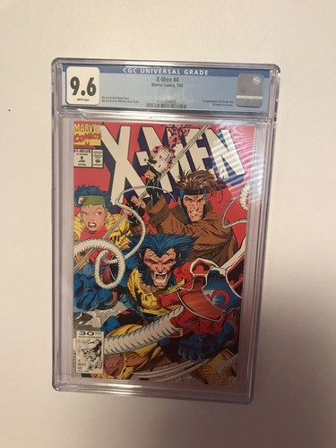 X-Men #4 1/92 CGC 9.6 White Pages 1st Appearance of Omega Red