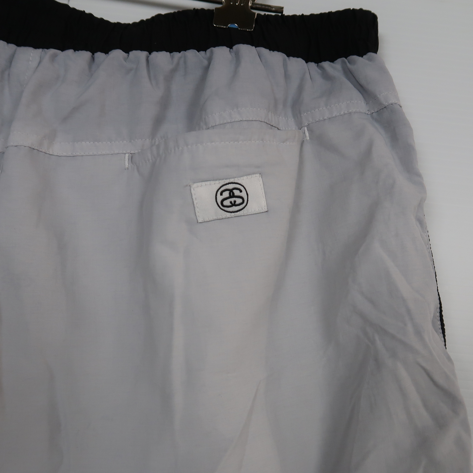 Stussy Mens Shorts Size 34 Grey Logo Drawstring Waist ZipPockets eBay