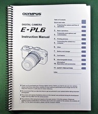 Olympus E-PL6 Instruction Manual: 137 Pages  Protective Covers 