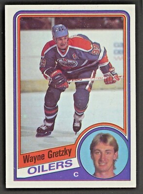 Wayne Gretzky Rookie card　① 1984 Topps Hockey #51 WAYNE GRETZKY 