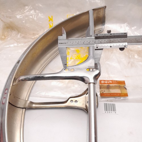 Suzuki A100 A95 A80 AS100 AS50 MayFit B100 B120 T90 Front Fender P/N 53110-12600 - Picture 3 of 8