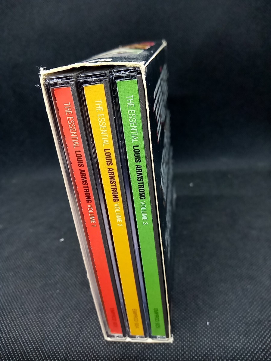 Louis Armstrong The Essential 60 Tracks VG Triple CD Box Set 2003