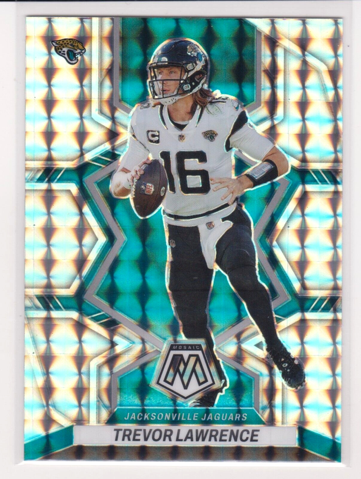 2022 Panini Mosaic Trevor Lawrence #88 Silver Mosaic Prizm Jaguars