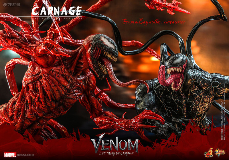 Perfect HotToys 1/6 Mms619 Venom 2 Carnage Normal Version In Stock
