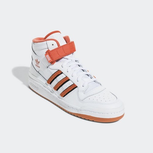 New Adidas Original Mens FORUM MID CITY WHITE/ORANGE GY2669 US M 7-10 TAKSE  | eBay