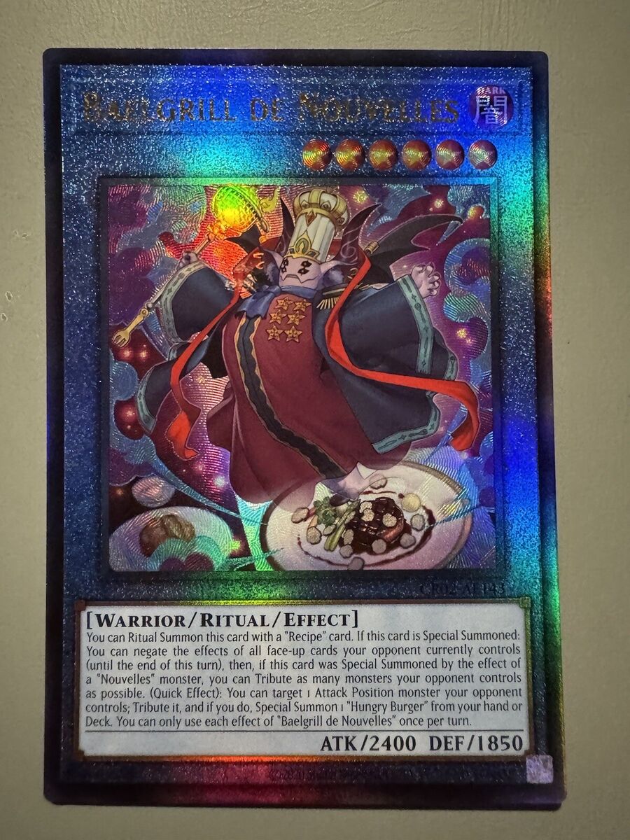 YUGIOH BAELGRILL DE NOUVELLES ASIA ENGLISH EDITION CR02 YUGIOH BAELGRILL DE NOUVELLES ASIA ENGLISH EDITION CR02