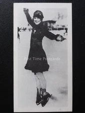 No.38 SONJA HENIE -  OLYMPIC GREATS Brooke Bond & Co (tea) 1979