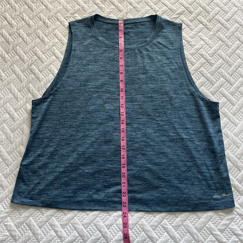 Eddie Bauer Free Dry Women’s Athletic Blue Short Sleeve Top, Size XL - Picture 4 of 11