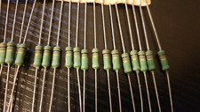 10 X 100R -- 100 OHM 5%  1W  Metal Oxide Resistors