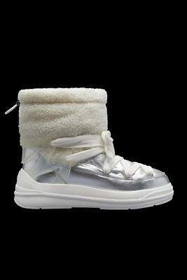 MONCLER Insolux M Metallic Faux Fur Winter Snow Boots Shoes