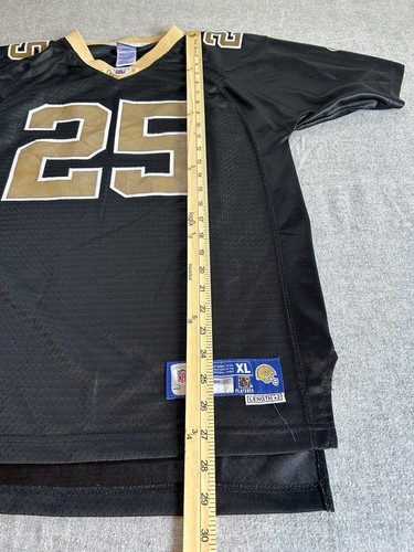NFL New Orleans Saints Reggie Bush # 25 Jersey Size Youth XL Jersey Black - Picture 11 of 16