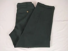 Perry Ellis Portfolio Dress Pants Mens 34x30 Black Polyester/Wool Pleats Classic