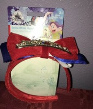 DISNEY PARKS PRINCESS SNOW WHITE HEAD BAND COSTUME ACCESSORY NEW