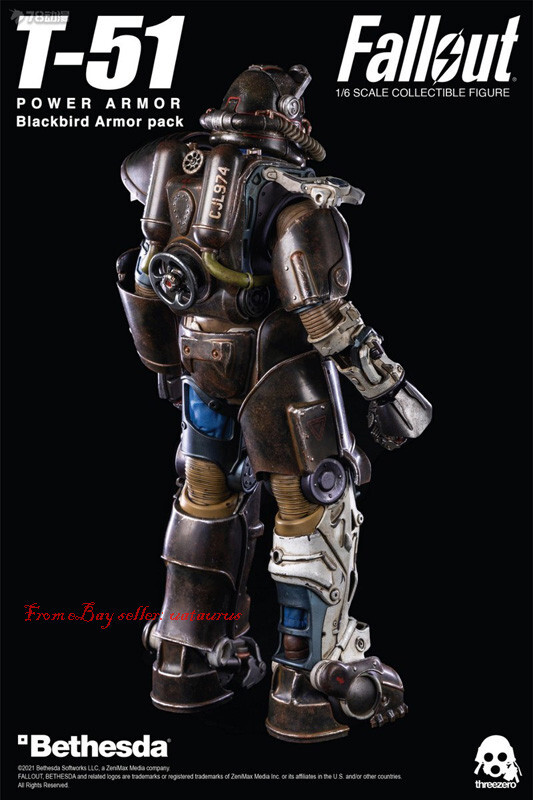 Perfect Threezero 1/6 Fallout T-51 Power Armor Blackbird Aromr