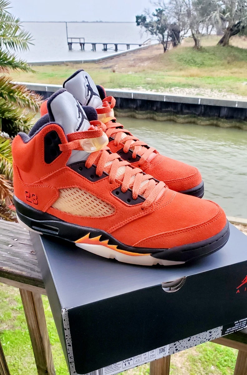 Nike Air Jordan 5 Dunk On Mars Black Fire Red DD9336-800 Women's 11 / Men's 9.5
