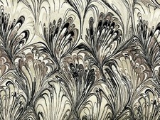Tina Scrap 9"x21" Swirl Paint Splotches Paisley Water Ripples Cotton Fabric