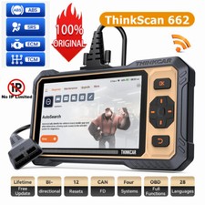 🔥2025 ThinkScan 662 OBD2 Scanner Engine ABS SRS SAS AT TPMS EPB Diagnostic Tool
