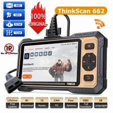🔥2025 ThinkScan 662 OBD2 Scanner Engine ABS SRS SAS AT TPMS EPB Diagnostic Tool