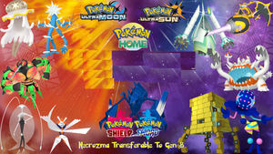 Shiny Ultra Beasts Necrozma Pokemon Crown Tundra Home Transfer Sword Shield Ebay