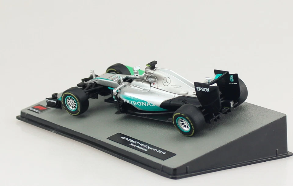 Mercedes F1 W07 Hybrid Nico Rosberg 2016 #6 Formel 1 1:43 Atlas Modellauto - Bild 2 von 3
