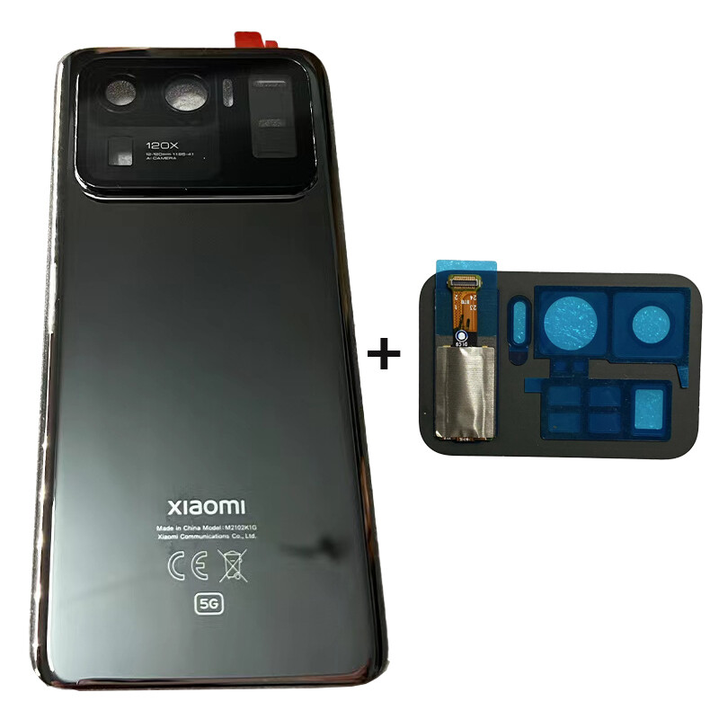 COVER BACK VETRO POSTERIORE XIAOMI Per MI 11 LITE 5G M2101K9AG NERO - Foto 7