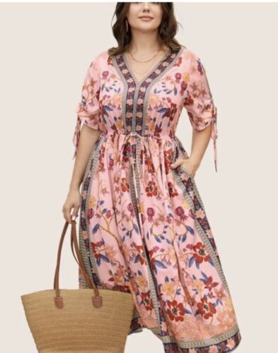 Bloomchic NWT Floral Maxi Dress Size 18/20 2X