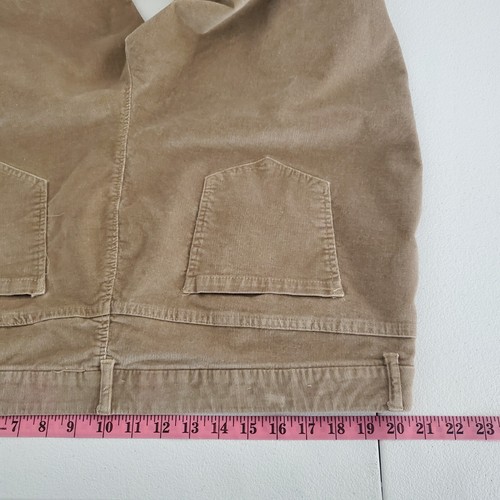 Chicos Womens Tan Corduroy Pants Size 4 US 20 Straight Leg High Rise Stretch - Picture 5 of 9