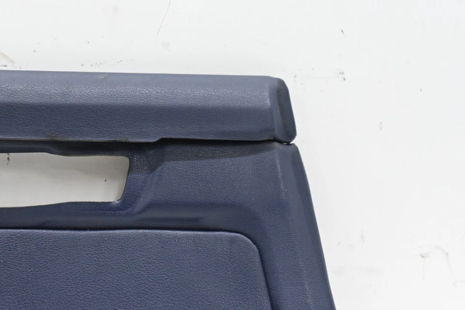 ⭐ 89-95 Bmw E34 Serie 5 Trasero Izquierdo Interior Puerta Panel Cubierta Vinilo Azul Oe Foto 4 de 4