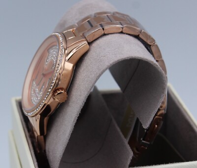 新品未使用　マイケルコース　MK6863 RITZ パヴェ ピンクゴールド New Authentic Michael Kors Ritz Rose Gold Crystals Pave Women's