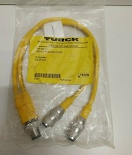NEW TURCK 4A 250V TWIN JUNCTION SPLITTER VBRS 4.4-2RK 4T-0.3/0.3/S1587