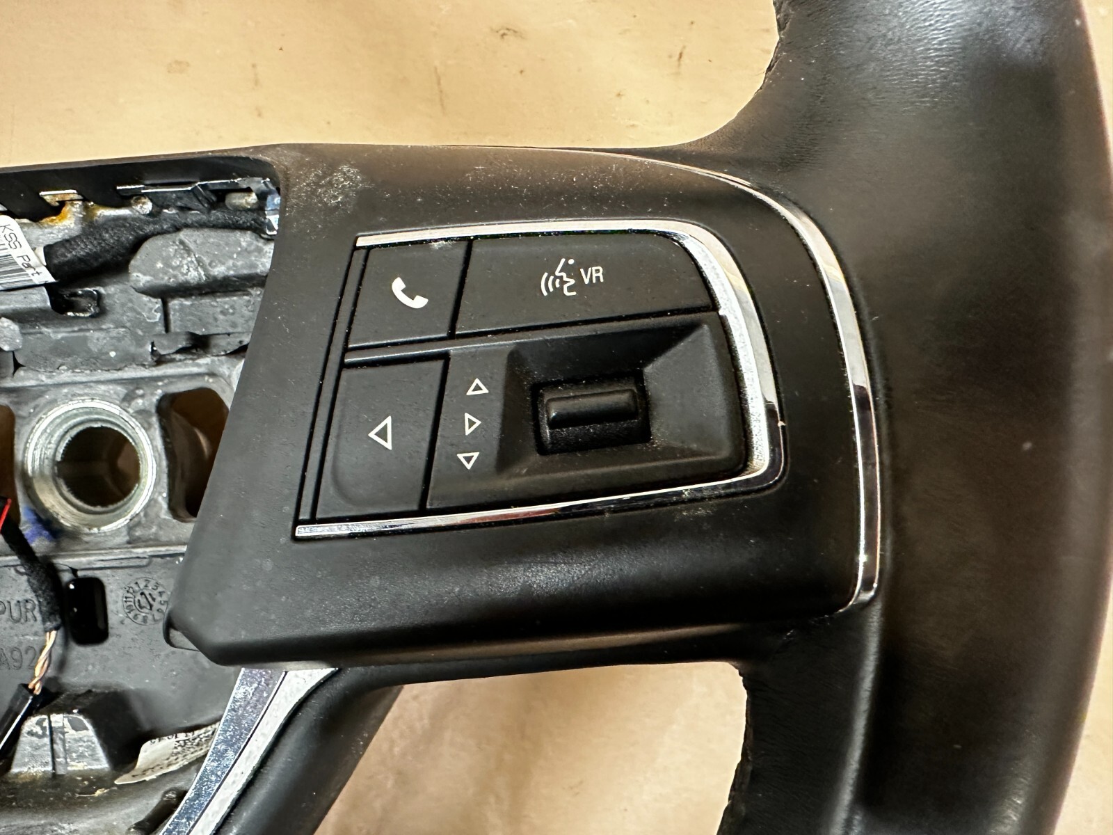 2014-2020 MASERATI GHIBLI S Q4 STEERING WHEEL W/ AUDIO CRUISE SWITCH LEATHER OEM