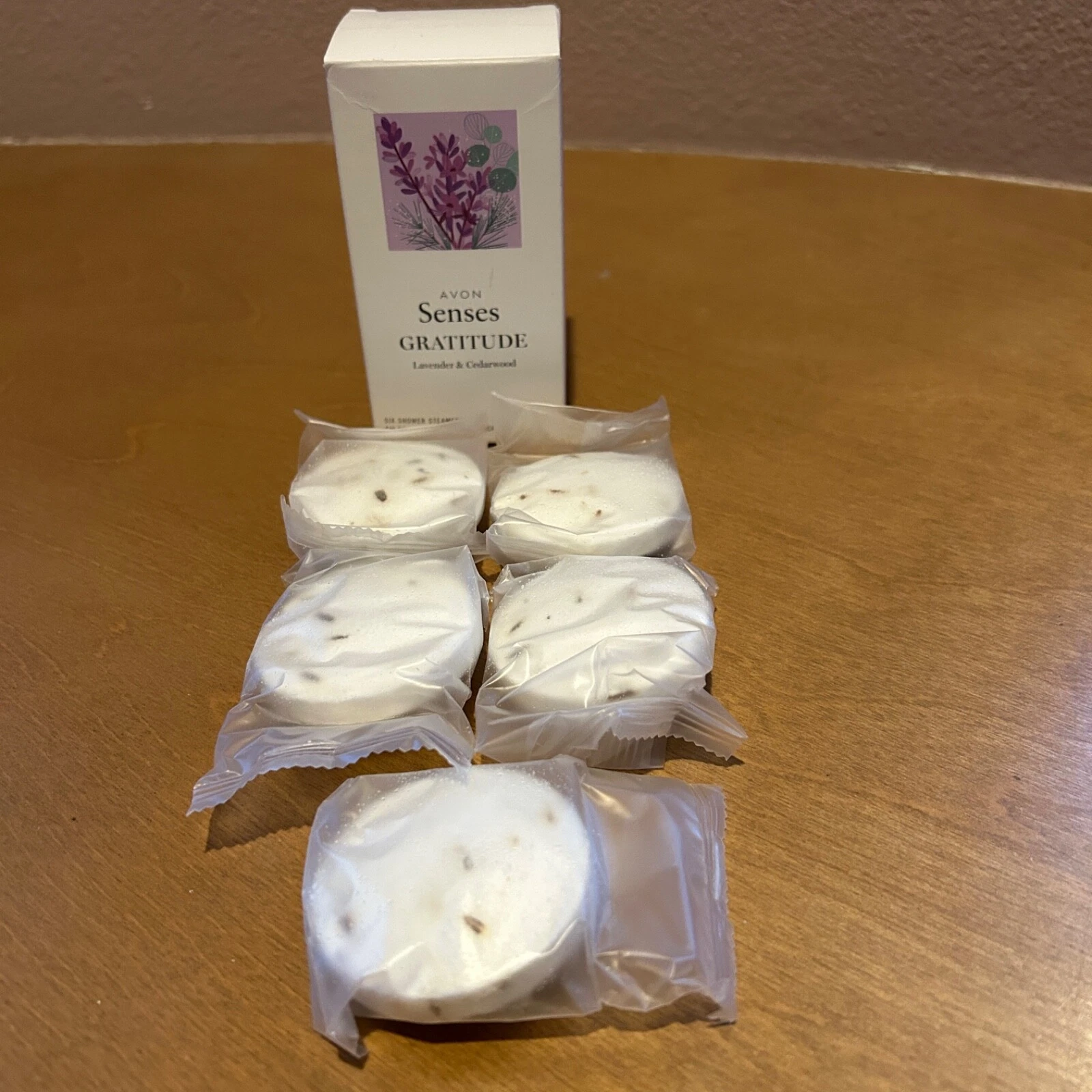 Avon Senses Gratitude Lavender & Cedarwood Shower Steamers