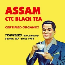 Travelers Organic Assam CTC Black Tea, loose/bulk