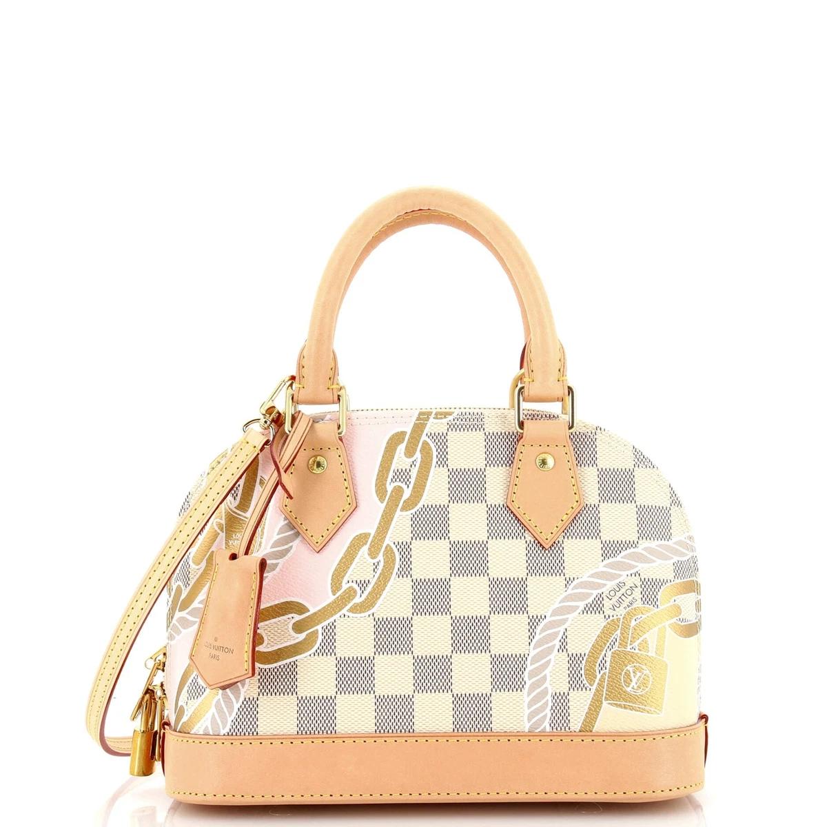 Louis Vuitton Damier Ebene Coated Canvas Alma BB Bag Louis Vuitton