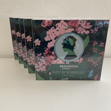 5 Bridgerton Shondaland Netflix Acrylic Paint By Numbers Kit 6x6 Canvas Pics